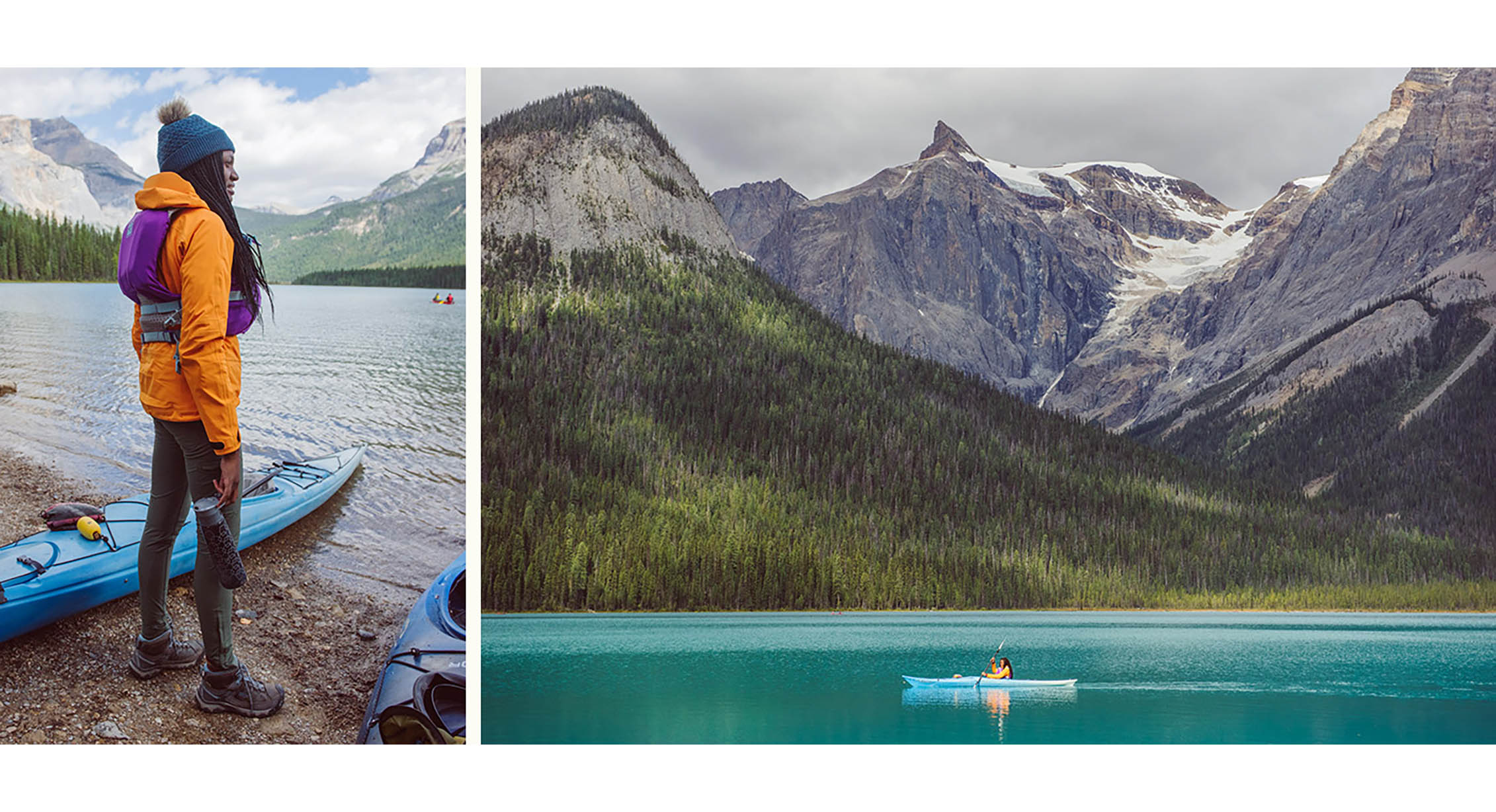 Kayaking in the Canadian Rockies