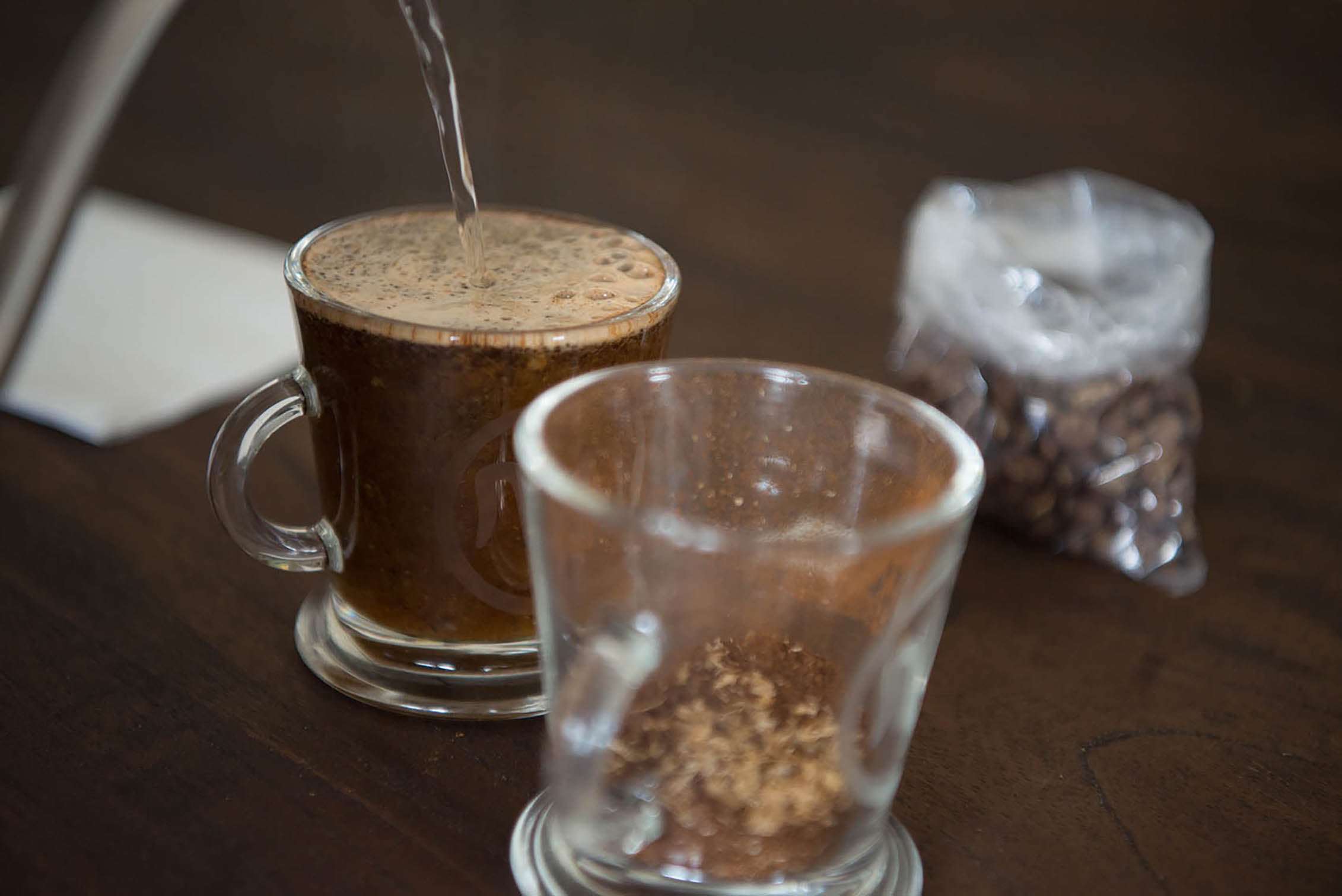 coffee being poured