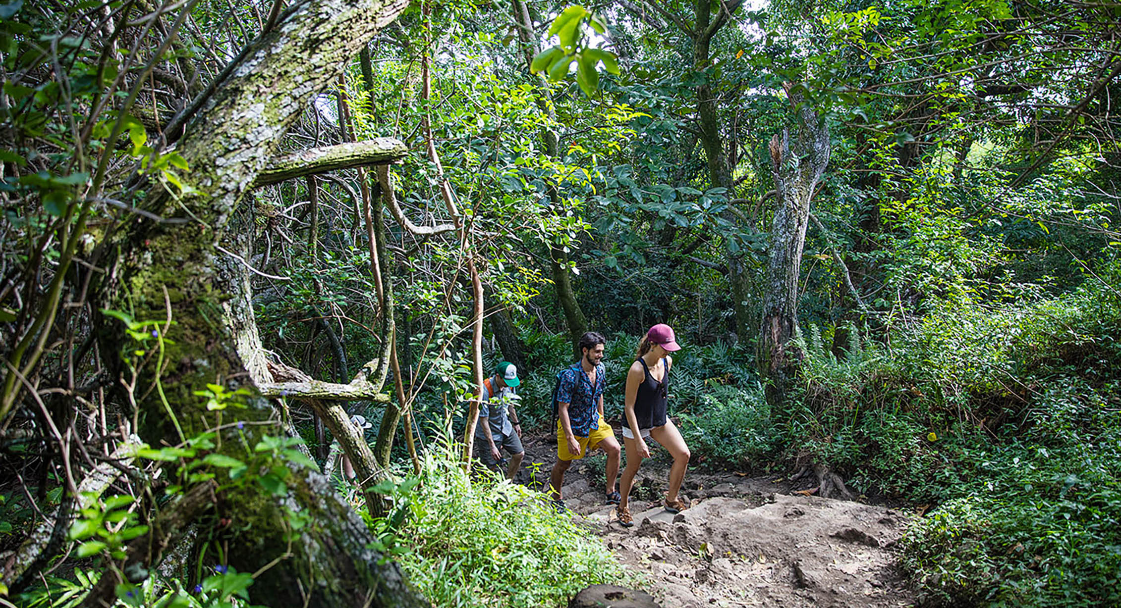 Hiking to Hawaiian beaches in KEEN water sandals