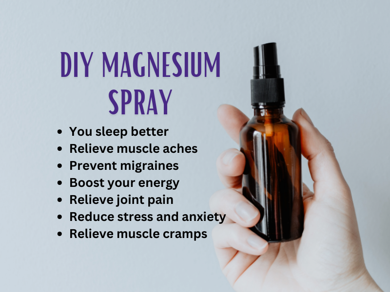 DIY Magnesium Spray Recipe for Sleep and Pain