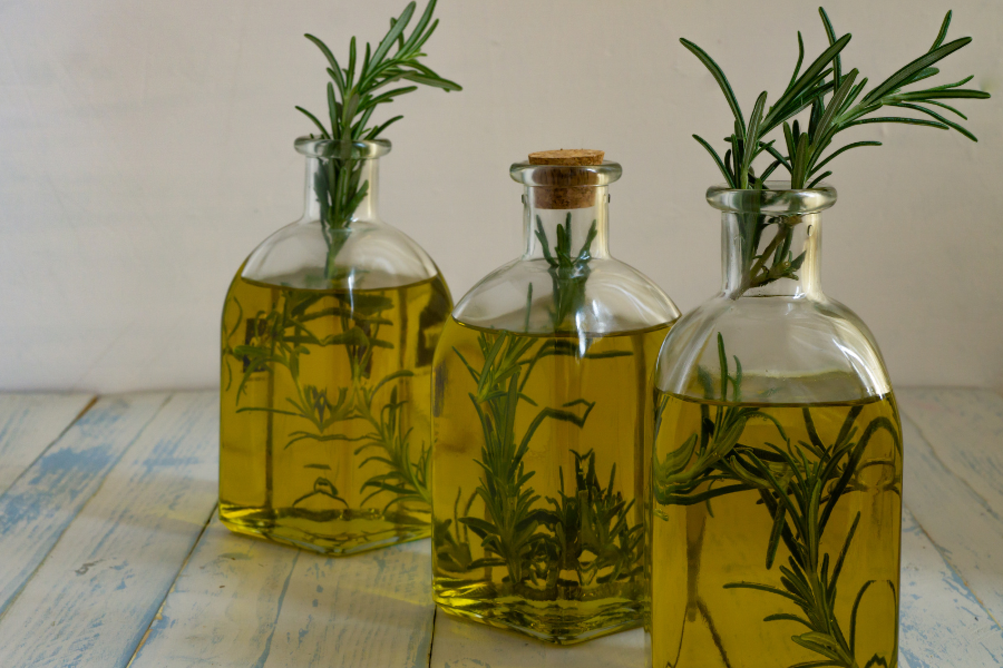 How to make rosemary infused olive oil, recipe.